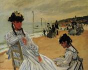 On the Beach at Trouville II
